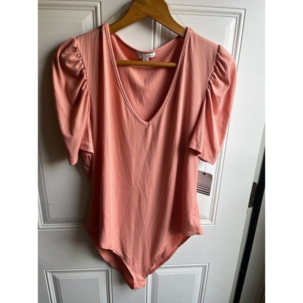 Ophelia Rose Women's Pink and Orange Bodysuit